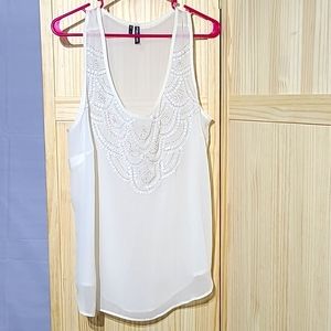 MAURICES 1X Sheer tank top